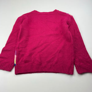 Girls Kids & Co, knitted sweater / jumper, pilling, FUC, size 5,  