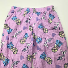 Load image into Gallery viewer, Girls Disney, Frozen flannel cotton winter pyjama pants / bottoms, EUC, size 4,  