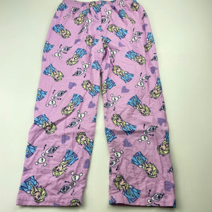 Girls Disney, Frozen flannel cotton winter pyjama pants / bottoms, EUC, size 4,  