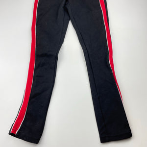 Girls Pavement, black stretchy pants, elasticated, Inside leg: 54.5cm, EUC, size 8,  