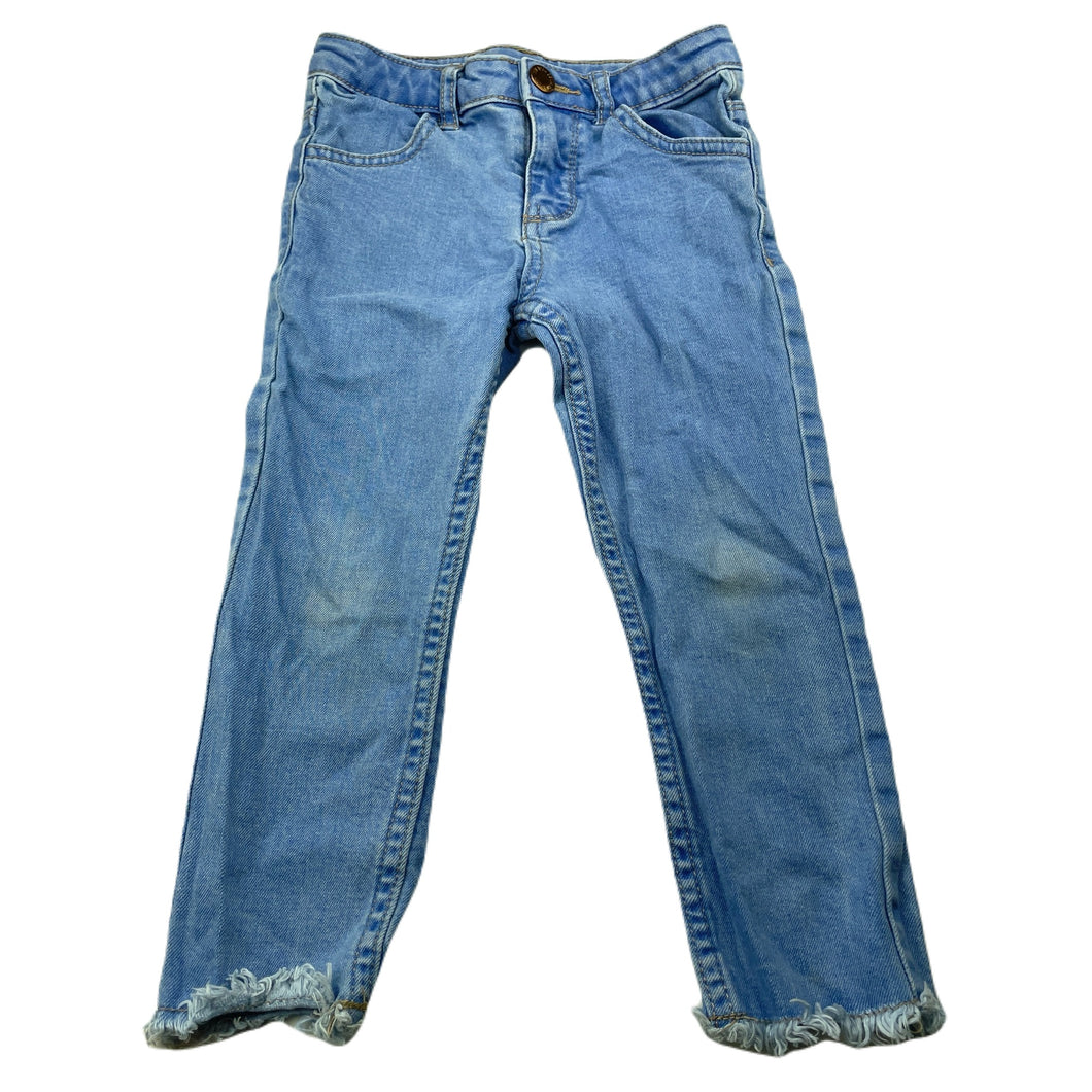 Girls 1964 Denim Co, blue stretch denim jeans, adjustable, Inside leg: 34cm, FUC, size 3,  