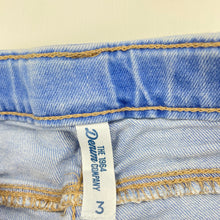 Load image into Gallery viewer, Girls 1964 Denim Co, blue stretch denim jeans, adjustable, Inside leg: 34cm, FUC, size 3,  