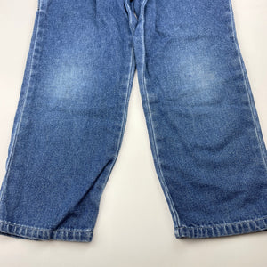 Boys BLUE RIDGE, blue denim jeans, elasticated, Inside leg: 44cm, FUC, size 5,  