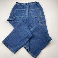 Load image into Gallery viewer, Boys BLUE RIDGE, blue denim jeans, elasticated, Inside leg: 44cm, FUC, size 5,  