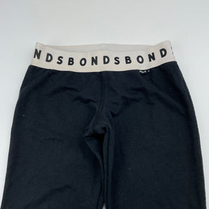 Girls Bonds, black stretchy leggings, elasticated, Inside leg: 42cm, FUC, size 3,  