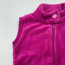 Load image into Gallery viewer, Girls Lupilu, pink fleece vest / sleeveless sweater, FUC, size 5-6,  