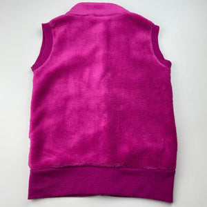 Girls Lupilu, pink fleece vest / sleeveless sweater, FUC, size 5-6,  