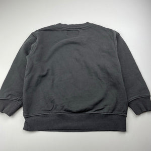 unisex Zara, grey cotton sweater / jumper, EUC, size 7,  