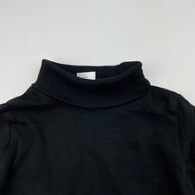 Load image into Gallery viewer, Girls Anko, black soft feel cotton roll neck top / skivvy, EUC, size 3,  