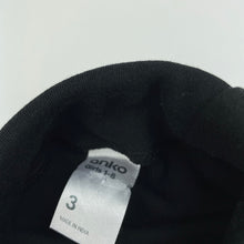 Load image into Gallery viewer, Girls Anko, black soft feel cotton roll neck top / skivvy, EUC, size 3,  