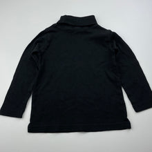 Load image into Gallery viewer, Girls Anko, black soft feel cotton roll neck top / skivvy, EUC, size 3,  