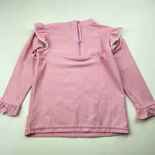 Load image into Gallery viewer, Girls Cancer Council, long sleeve rashie / swim top, GUC, size 2,  