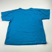 Load image into Gallery viewer, Boys SUNPRINTS, blue cotton t-shirt / top, dinosaurs, EUC, size 6,  