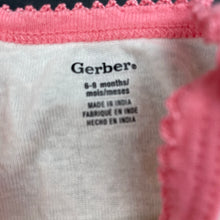 Load image into Gallery viewer, Girls Gerber, cream cotton bodysuit / romper, princess, EUC, size 0,  