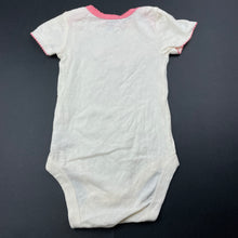 Load image into Gallery viewer, Girls Gerber, cream cotton bodysuit / romper, princess, EUC, size 0,  