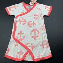 Load image into Gallery viewer, unisex Bonds, cotton romper, anchors, NEW, size 1,  