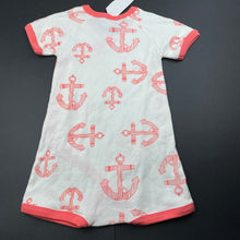 Load image into Gallery viewer, unisex Bonds, cotton romper, anchors, NEW, size 1,  