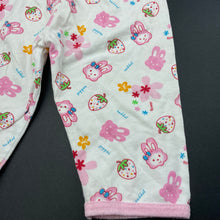 Load image into Gallery viewer, Girls lightweight, cotton pants / bottoms, elasticated, EUC, size 000,  
