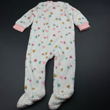 Load image into Gallery viewer, Girls Anko, soft fleece zip coverall / romper, GUC, size 0,  