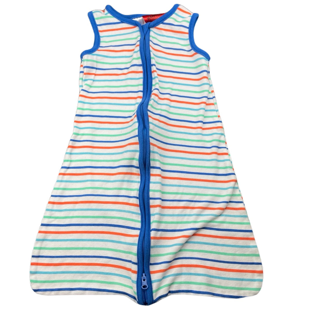 unisex Tiny Little Wonders, striped cotton sleeping bag, GUC, size 0000,  