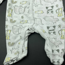 Load image into Gallery viewer, unisex Bonjour Bebe, cotton coverall / romper, GUC, size 000,  
