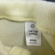 Load image into Gallery viewer, unisex Target, yellow fleece coverall / romper, GUC, size 0000,  