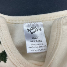 Load image into Gallery viewer, unisex Baby Berry, cotton bodysuit / romper, EUC, size 0000,  