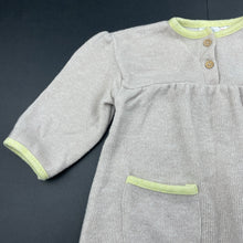 Load image into Gallery viewer, Girls Zara, soft feel knitted long sleeve dress, EUC, size 0, L: 40cm