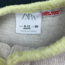 Load image into Gallery viewer, Girls Zara, soft feel knitted long sleeve dress, EUC, size 0, L: 40cm