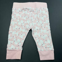 Load image into Gallery viewer, Girls Target, stretchy leggings / bottoms, rabbits, GUC, size 000,  