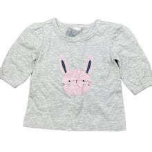 Load image into Gallery viewer, Girls Anko, grey marle long sleeve t-shirt / top, EUC, size 0000,  