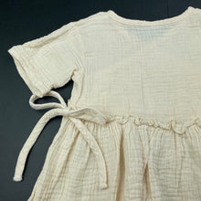 Load image into Gallery viewer, Girls KIDS TALES, crinkle cotton dress, GUC, size 1, L: 41cm