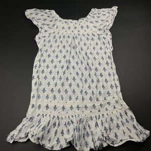 Girls My Isand Baby, lightweight cotton dress, armpit to armpit: 36cm, GUC, size 6-7, L: 61cm
