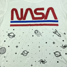 Load image into Gallery viewer, Girls NASA, lightweight t-shirt / top, light mark on neck, FUC, size 7-8,  
