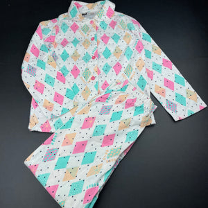 Girls Kids & Co, flannel cotton winter pyjamas, EUC, size 7,  