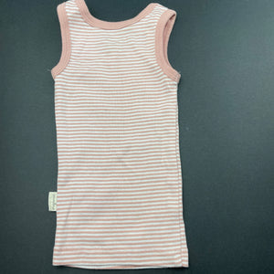 Girls Anko, organic cotton singlet top, EUC, size 000,  