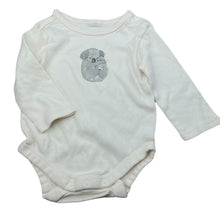 Load image into Gallery viewer, unisex cream, stretchy bodysuit / romper, koala, EUC, size 000,  