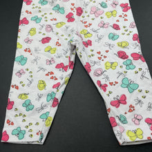 Load image into Gallery viewer, Girls Dymples, stretchy leggings / bottoms, elasticated, GUC, size 000,  