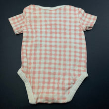 Load image into Gallery viewer, Girls Anko, checked cotton bodysuit / romper, GUC, size 000,  