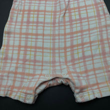 Load image into Gallery viewer, Girls Anko, checked cotton romper, GUC, size 0000,  