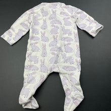 Load image into Gallery viewer, Girls Target, organic cotton blend zip coverall / romper, EUC, size 0000,  