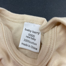 Load image into Gallery viewer, unisex Baby Berry, soft cotton bodysuit / romper, EUC, size 0000,  