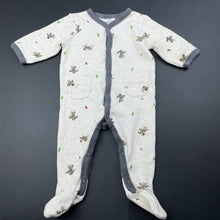 Load image into Gallery viewer, Boys Bebe by Minihaha, cotton coverall / romper, cowboys, EUC, size 0000,  