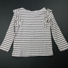 Load image into Gallery viewer, Girls Anko, striped stretchy long sleeve top, EUC, size 0,  