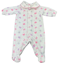 Load image into Gallery viewer, Girls Target, fleece coverall / romper, butterflies, GUC, size 0000,  