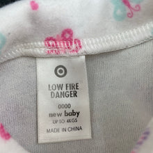 Load image into Gallery viewer, Girls Target, fleece coverall / romper, butterflies, GUC, size 0000,  