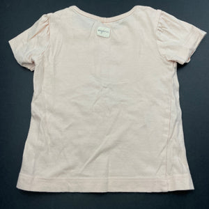 Girls Anko, pink cotton t-shirt / top, cockatoo, EUC, size 000,  