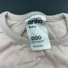 Load image into Gallery viewer, Girls Anko, pink cotton t-shirt / top, bird, EUC, size 000,  