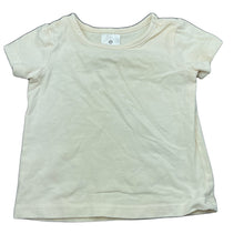 Load image into Gallery viewer, unisex Target, cream stretchy t-shirt / top, EUC, size 000,  