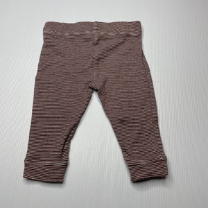 unisex Anko, soft organic cotton leggings / bottoms, EUC, size 00,  